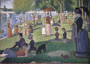 Georges Seurat A Sunday afternoon on the is land of la grande jatte oil painting artist